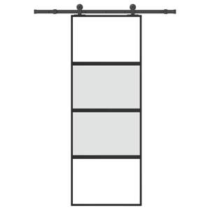 [3332995] Drzwi przesuwne z zestawem okuć Szkło hartowane i aluminium