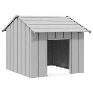 [4100914] Buda dla psa z dachem, 85x107x81 cm, stal galwanizowana