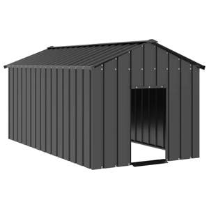 [4100921] Buda dla psa z dachem, 114x202x101 cm, stal galwanizowana