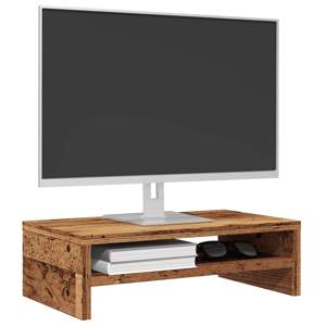 [855796] Podstawka pod monitor, stare drewno, 42x24x13 cm