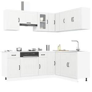 [3314941] Zestaw szafek kuchennych, Kalmar, 11-częściowy, biała
