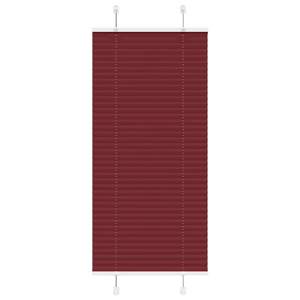[4015236] Roleta plisowana Bordowy Czerwony 55x150 cm Szerokość tkaniny