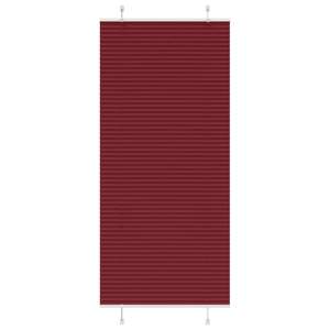[4015262] Roleta plisowana Bordowy Czerwony 100x200 cm Szerokość tkaniny