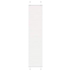 [4015505] Roleta plisowana biała 40x200 cm Szerokość tkaniny 39,4cm