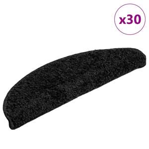 [3365800] Maty na schody 30 szt. 56x17x3 cm Czarne półokrągłe