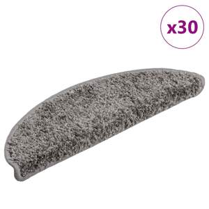 [3365799] Maty na schody 30 szt. 56x17x3 cm Szare półokrągłe
