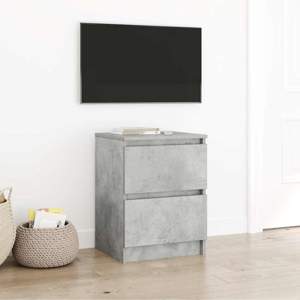 [861772] Szafka pod TV, szarość betonu, 40x35x54 cm