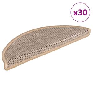 [3365868] Maty na schody samoprzylepne sizal-look 30 szt. 56x17x3 cm