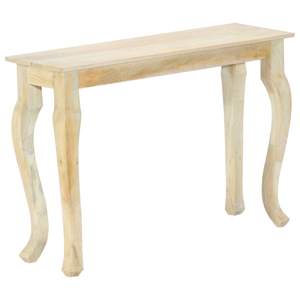 [282858] Stolik konsolowy 110x35x77 cm, lite drewno mango