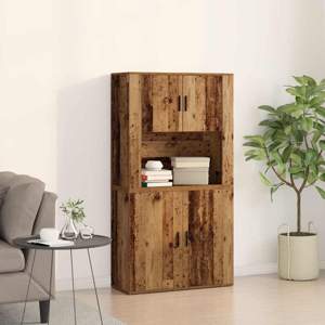 [3334336] Highboard Stare drewno 80 x 33 x 150 cm Drewno inżynieryjne