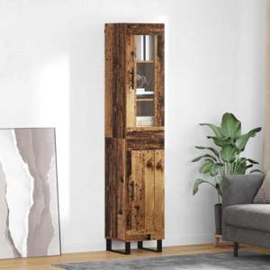 [3415756] Highboard Stare drewno 34,5 x 34 x 180 cm Drewno inżynieryjne