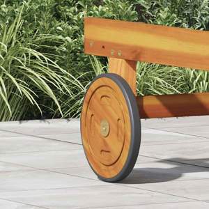 [4105533] Wheels Space z kołem 2 szt. Brązowy 20.5 x 20.5 x 2 cm