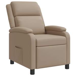 [42034847] Fotel recliner Cappuccino Ekoskóra