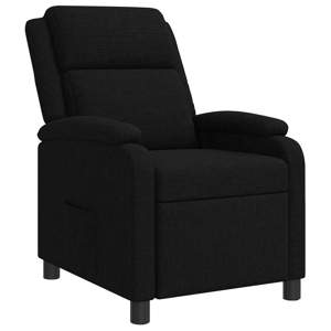 [42034851] Fotel recliner Czarny tkanina