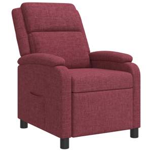 [42034852] Fotel recliner Czerwone wino tkanina