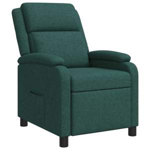 [42034854] Fotel recliner Ciemnozielony tkanina