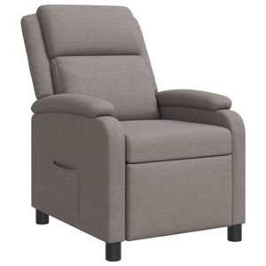 [42034855] Fotel recliner Ciemnoszary tkanina