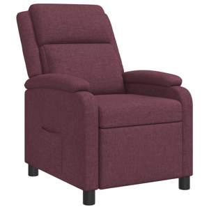 [42034860] Fotel recliner Fioletowy tkanina