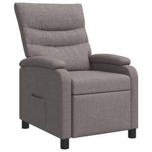 [42034895] Fotel recliner Ciemnoszary tkanina