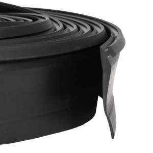 [42038307] Uszczelka drzwi garażowych Czarny 52 x 2 mm 6 m PVC