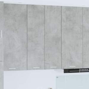 [884357] Szafka wisząca Betonowy szary 60 x 31 x 100 cm