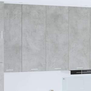 [884365] Szafka wisząca Betonowy szary 80 x 31 x 100 cm