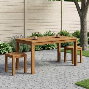 [901240] Stolik kawowy naturalny 50 x 100,5 x 45 cm Lite Drewno Akacji