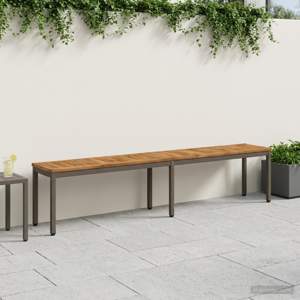 [901303] Ławka ogrodowa 201 x 35 x 45 cm Lite Drewno Akacji Prostokątny