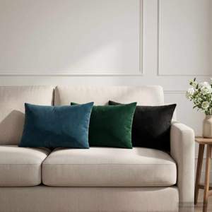 [923829] Poduszka z poduszką HEERLEN 2 szt. niebieski Welur