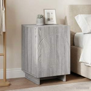 [8011417] Szafka Nocna Szary Sonoma 33,5 x 34,5 x 50 cm