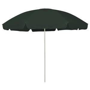 [314709] Parasol plażowy, zielony, 300 cm