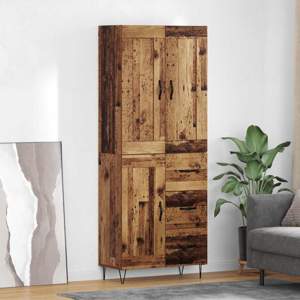 [3415680] Highboard Stare drewno 69,5 x 34 x 180 cm Drewno inżynieryjne