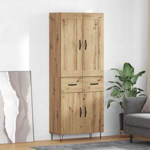 [3415946] Highboard Dąb rzemieślniczy 69,5 x 34 x 180 cm