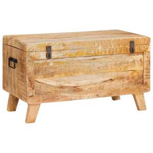 [4104571] Skrzynia do przechowywania 70 x 35 x 40 cm lite drewno mango