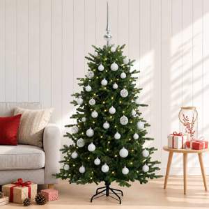[3466077] Sztuczna choinka z bombką 120 cm 150 LED Ciepła biel