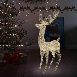[329785] Świąteczny renifer, akryl, 250 ciepłych białych LED, 180 cm