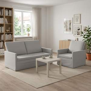 [3433161] Zestaw Sof 2 pcs Szary chmur tkanina