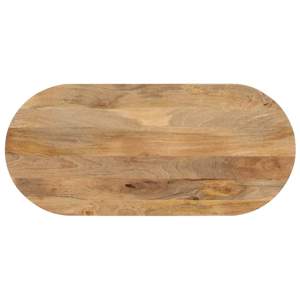 [370132] Blat stołu, 80x40x3,8 cm, owalny, lite drewno mango