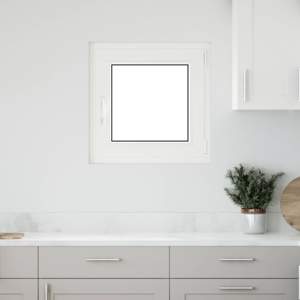 [42047226] Biała wewnętrzna kolor okna piwnicznego RISOR 50 x 50 cm