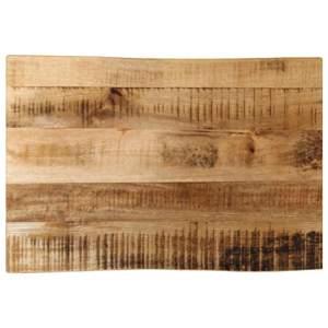 [370657] Blat stołu z naturalną krawędzią, 70x40x2,5 cm, drewno mango