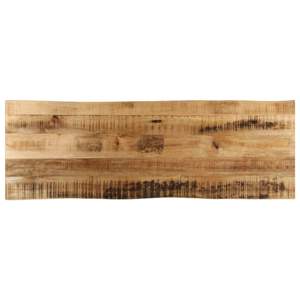 [370662] Blat stołu z naturalną krawędzią, 120x40x2,5 cm, drewno mango