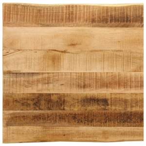 [370666] Blat stołu z naturalną krawędzią, 60x60x2,5 cm, drewno mango