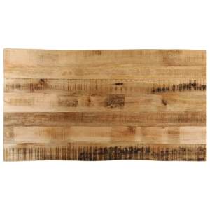[370672] Blat stołu z naturalną krawędzią, 120x60x2,5 cm, drewno mango