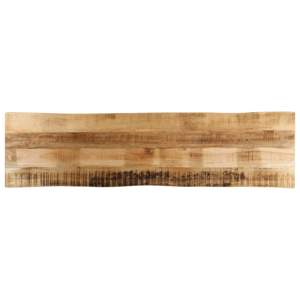[370688] Blat stołu z naturalną krawędzią, 160x40x3,8 cm, drewno mango
